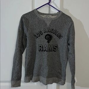 Junk food NFL Lady Los Angeles LA Rams Twill Sweatshirt Shirt Jersey S Women’s